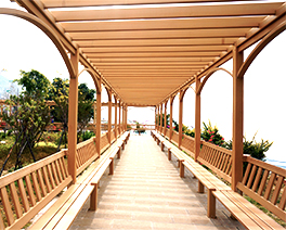 張家口塑木園林小品